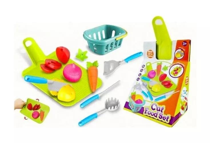 Kitchen set vegetables with tray - perfect gift for little chefs