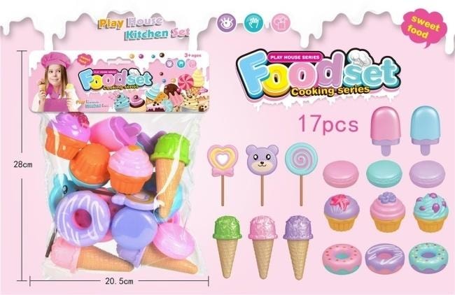 Kitchen set - Sweets playset - 17 elements of pure joy!