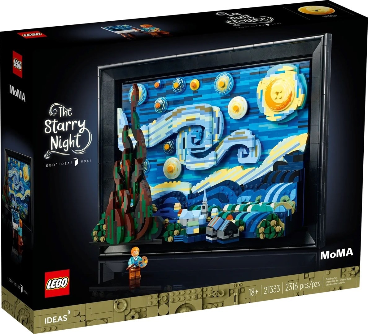 LEGO Ideas 21333 The Starry Night Vincent van Gogh - create your own masterpiece