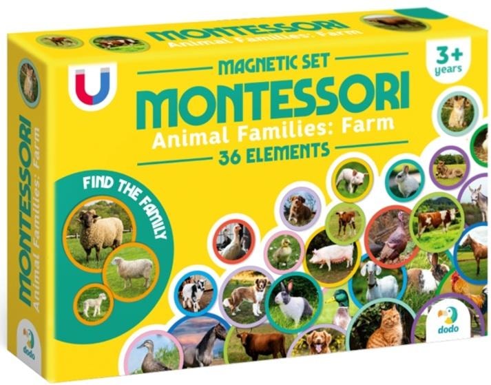 DoDo Montessori Magnetic Set Farm Animals - educational fun for children