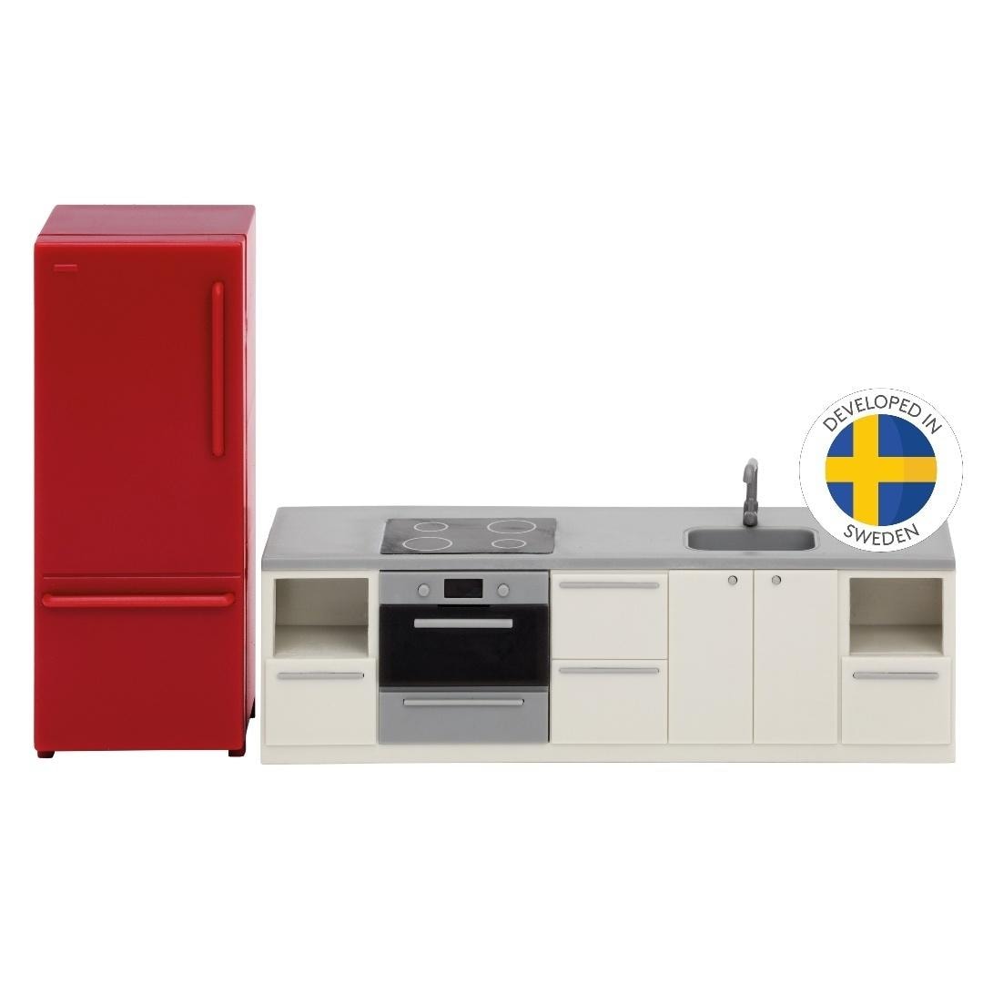 Lundby Kitchen Furniture Set for Dollhouse - Basic