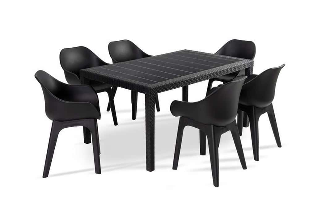 Cortona Garden Furniture Set - 5-Position Chairs, perfect for the garden
