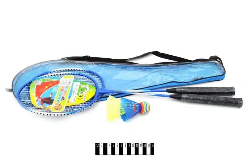 Metal badminton racket set in case MIX - ideal as a gift
