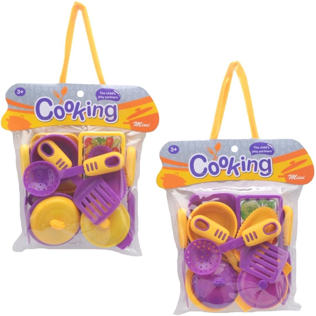 Mini Cooking Set - Kitchen cookware set for children 12 pieces