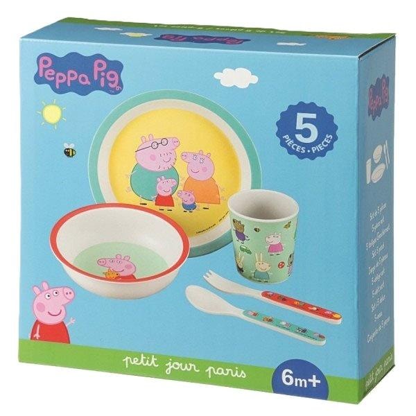 Peppa Pig Children's Tableware and Cutlery Set 5 pieces