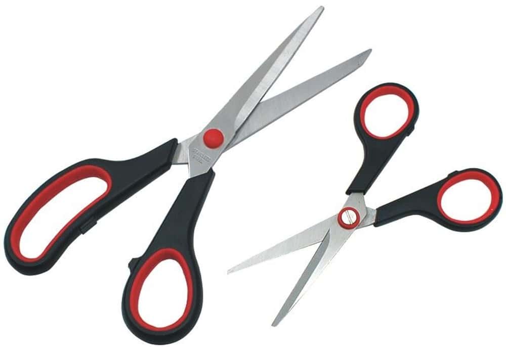 Universal scissors set stainless steel - 2 pieces for every task