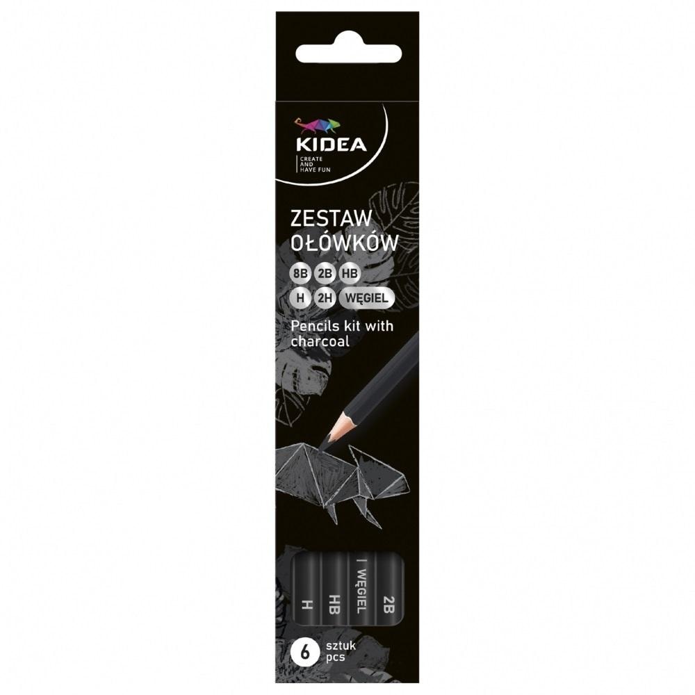 Derform Drawing Pencil Set - Charcoal and Graphite, ideal for artists