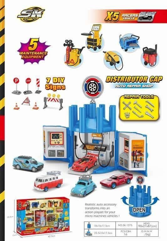 Maksik Parking Set SK-127S - The perfect gift for little motorsport fans