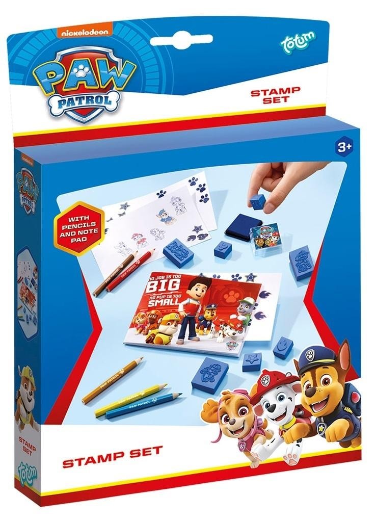 Paw Patrol Stamp Set with Crayons - create your own masterpiece!