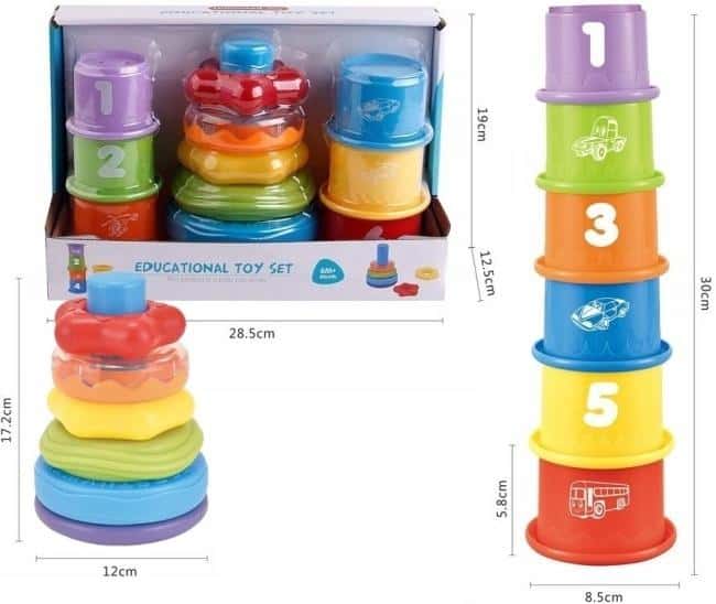 Pyramid set - Educational set for babies