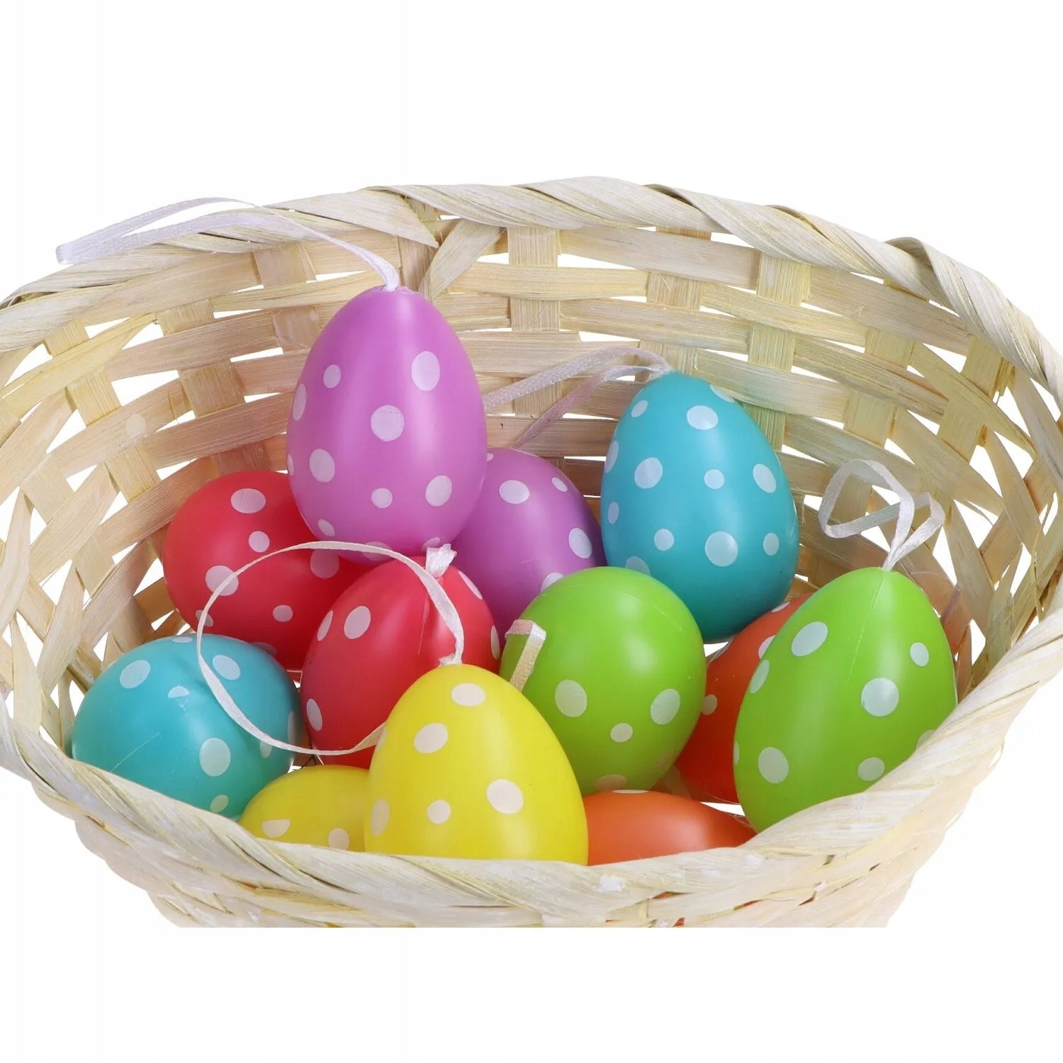 PISANKI W KROPKI 6SZT - Decorative set for Easter