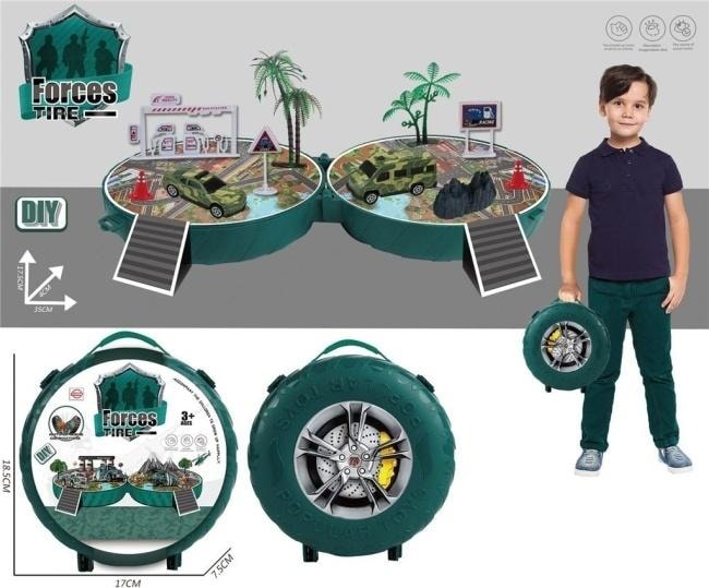 Forest Guard Vehicle Set - Military Base in Tire