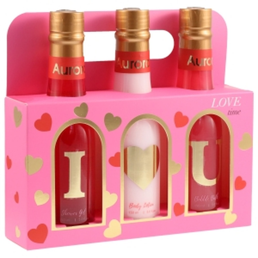 Love Gift Set Marrakesh - Powder and Bottle Green, 3 pieces