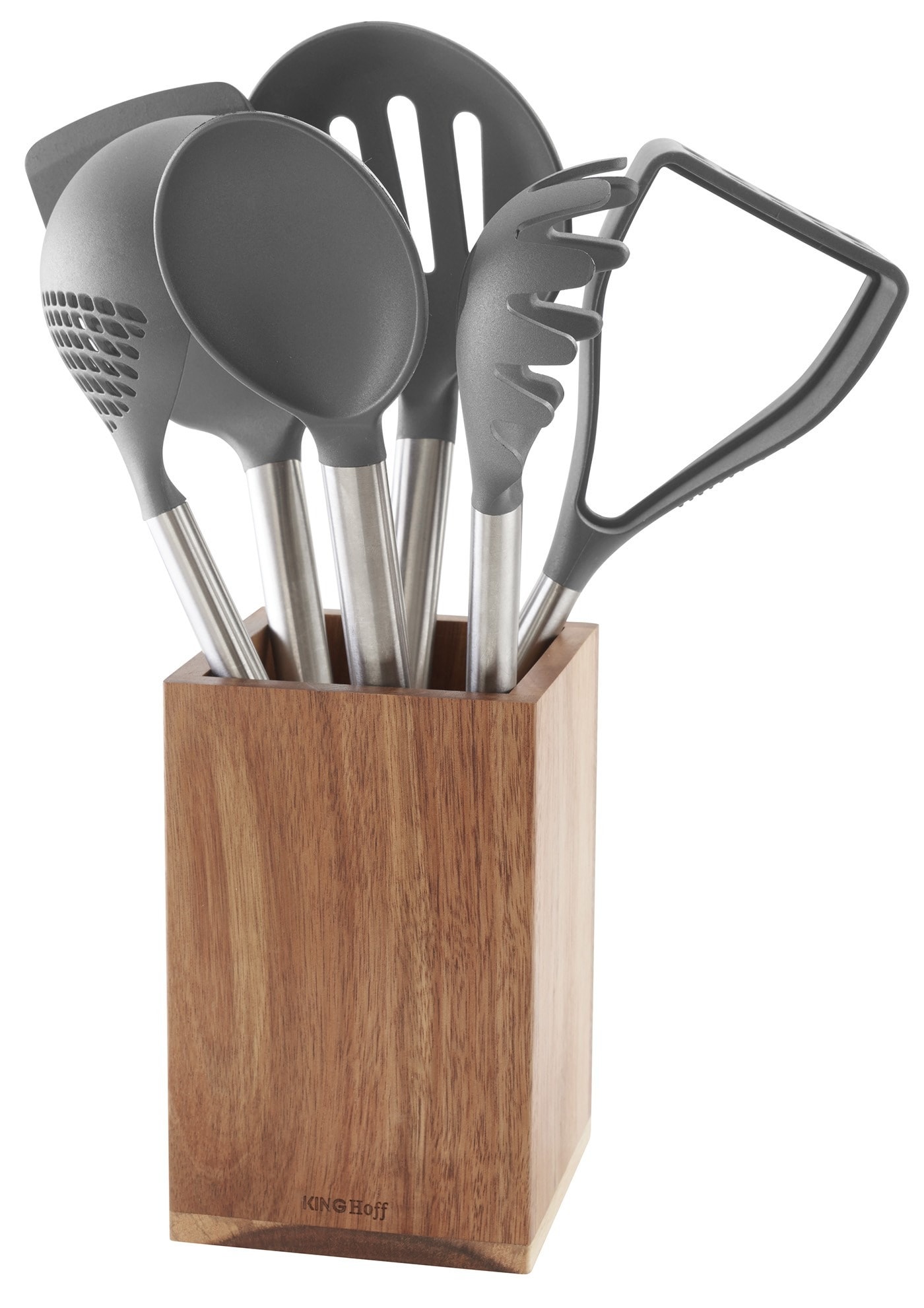 Kinghoff Kitchen Utensil Set - 7 Pieces with Container