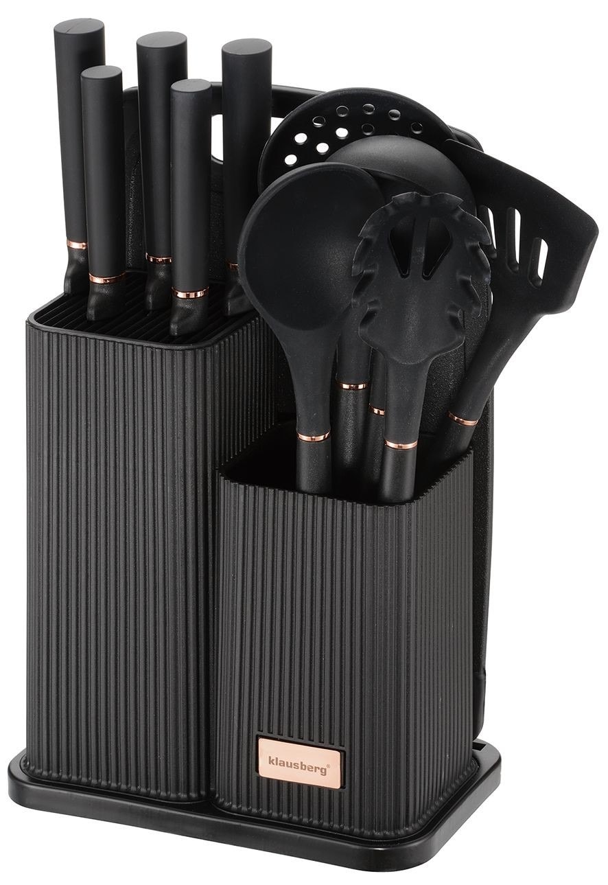 Klausberg Kitchen Utensil Set - Knives, Tools and Cutting Board