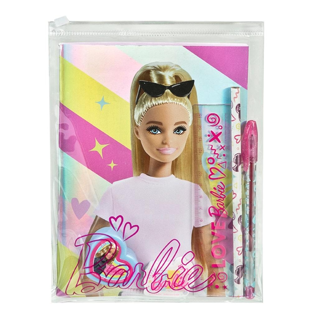 Barbie School Supplies Set in Pouch - 7 pieces of joy