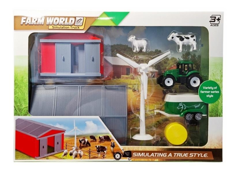 Farm set - Farm with tractor and animals - perfect gift for children