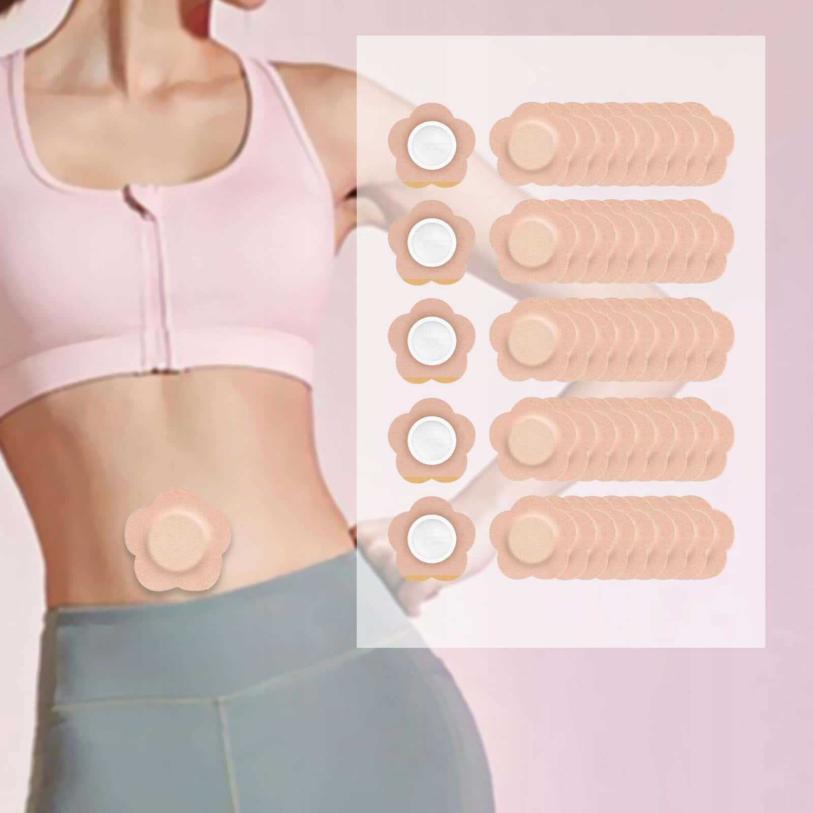 TOSSIT Expansion Set - Peach-colored set for creative play