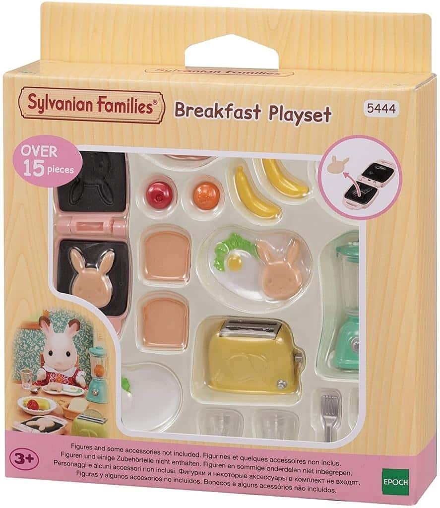 Sylvanian Families Breakfast Set with Toaster - perfect gift for children