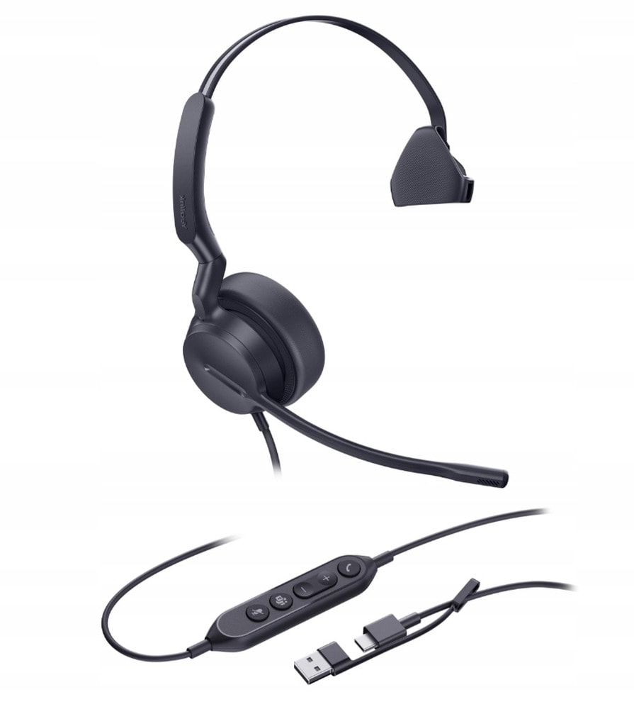 Yealink UH46 Mono Teams - USB-C/A Headset for Professionals