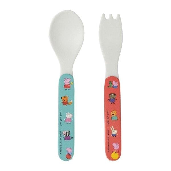 Peppa Pig Children's Cutlery Set - Spoon and Fork