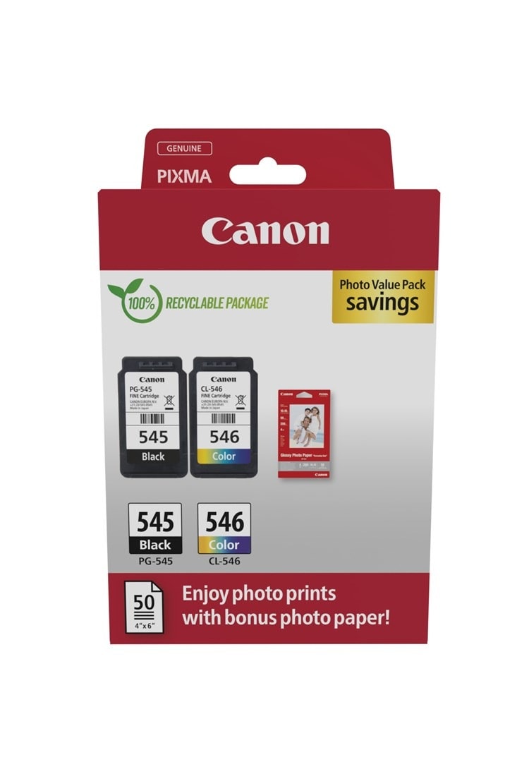 Canon PG-545/CL-546 - Multipack ideal for home and office