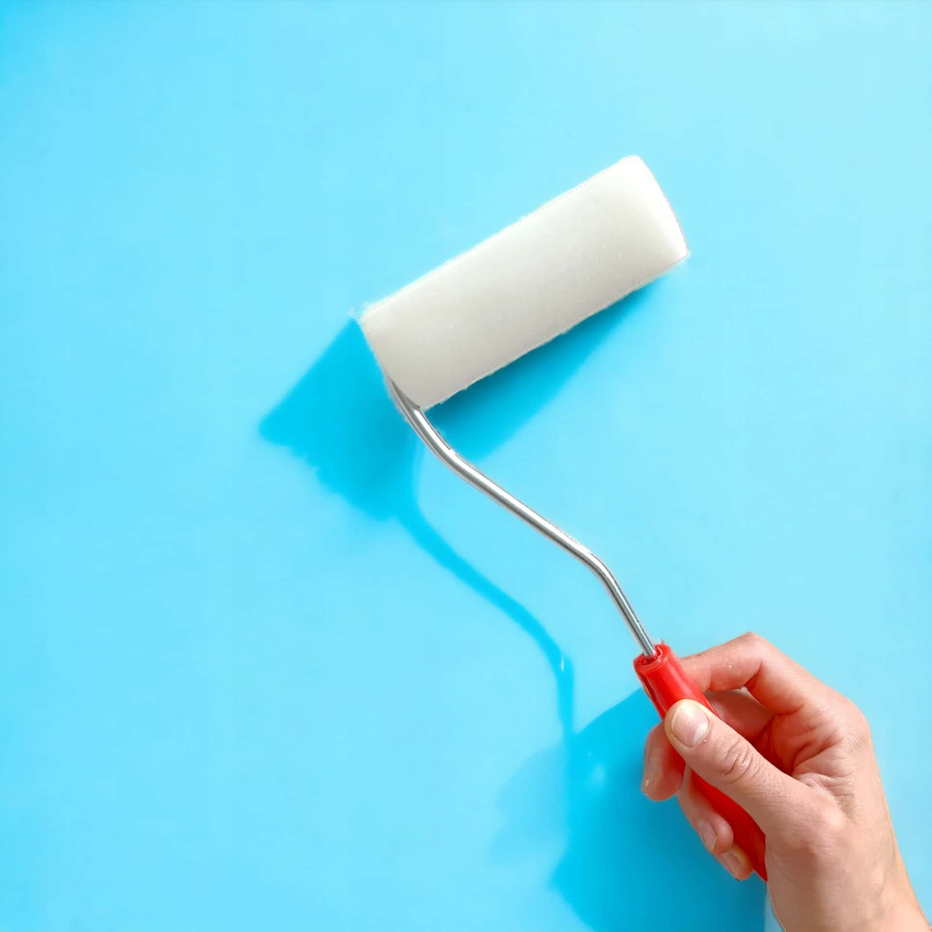 Paint roller set - 3 pieces foam with paint tray - ideal for painting