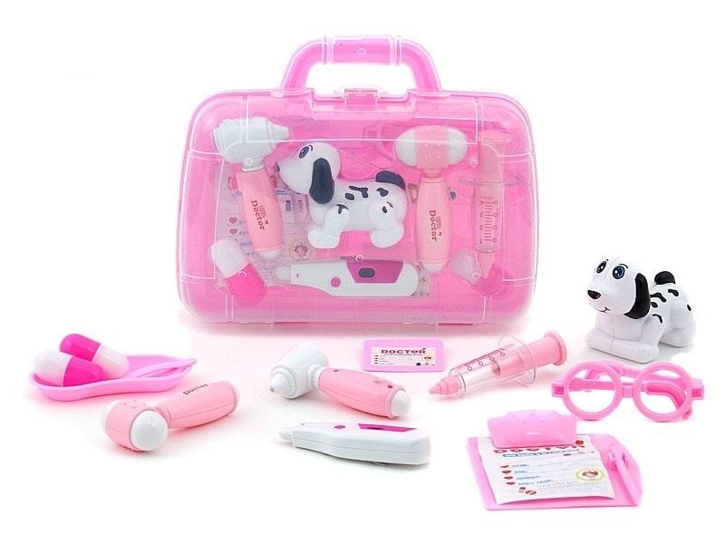 Veterinarian Playset in Suitcase - Light and Sound for Little Doctors