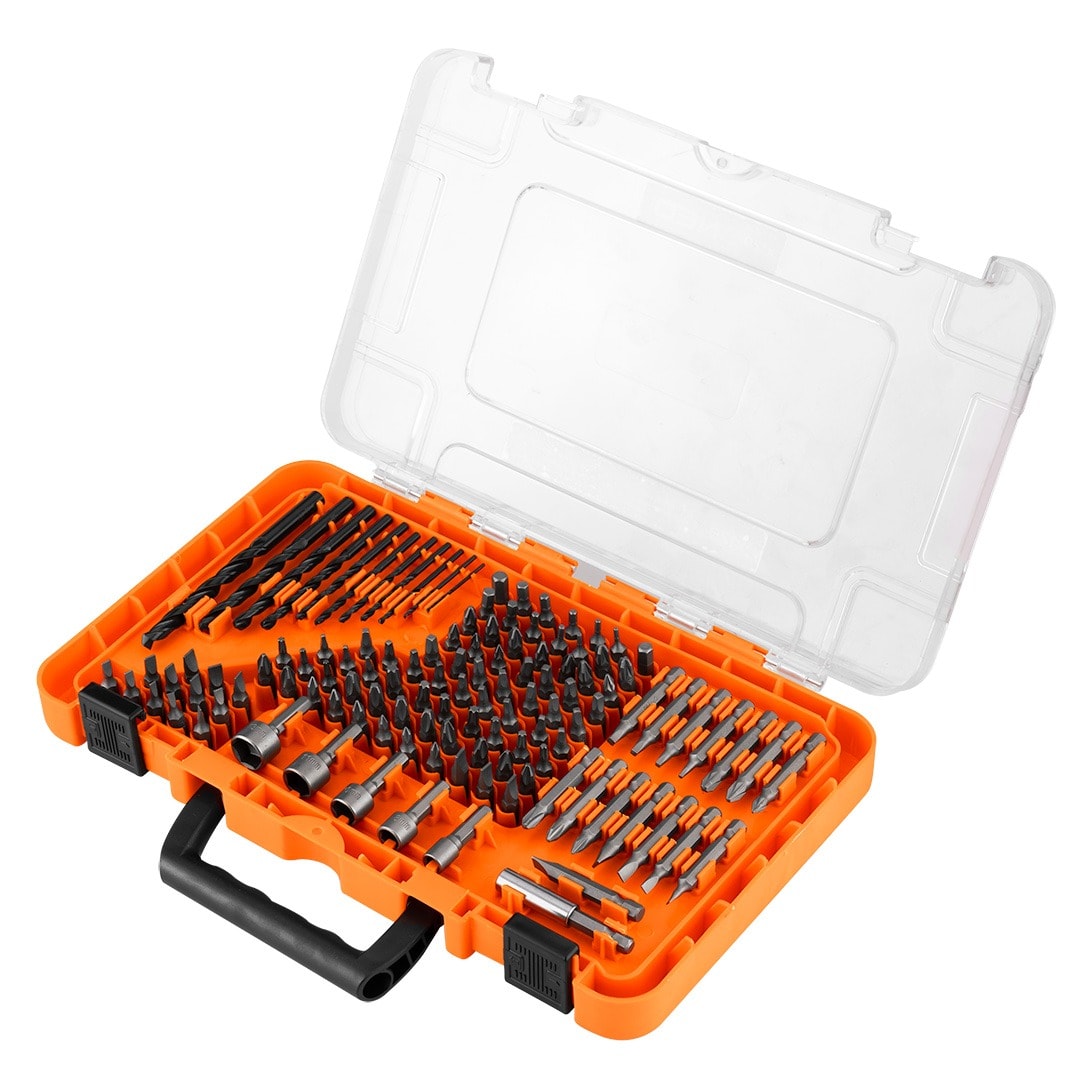 Drill and bit set, sockets, 120 pcs - a reliable helper in every workshop