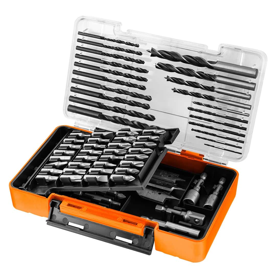 Drill and bit set with sockets 66 pieces - reliable helper in every workshop