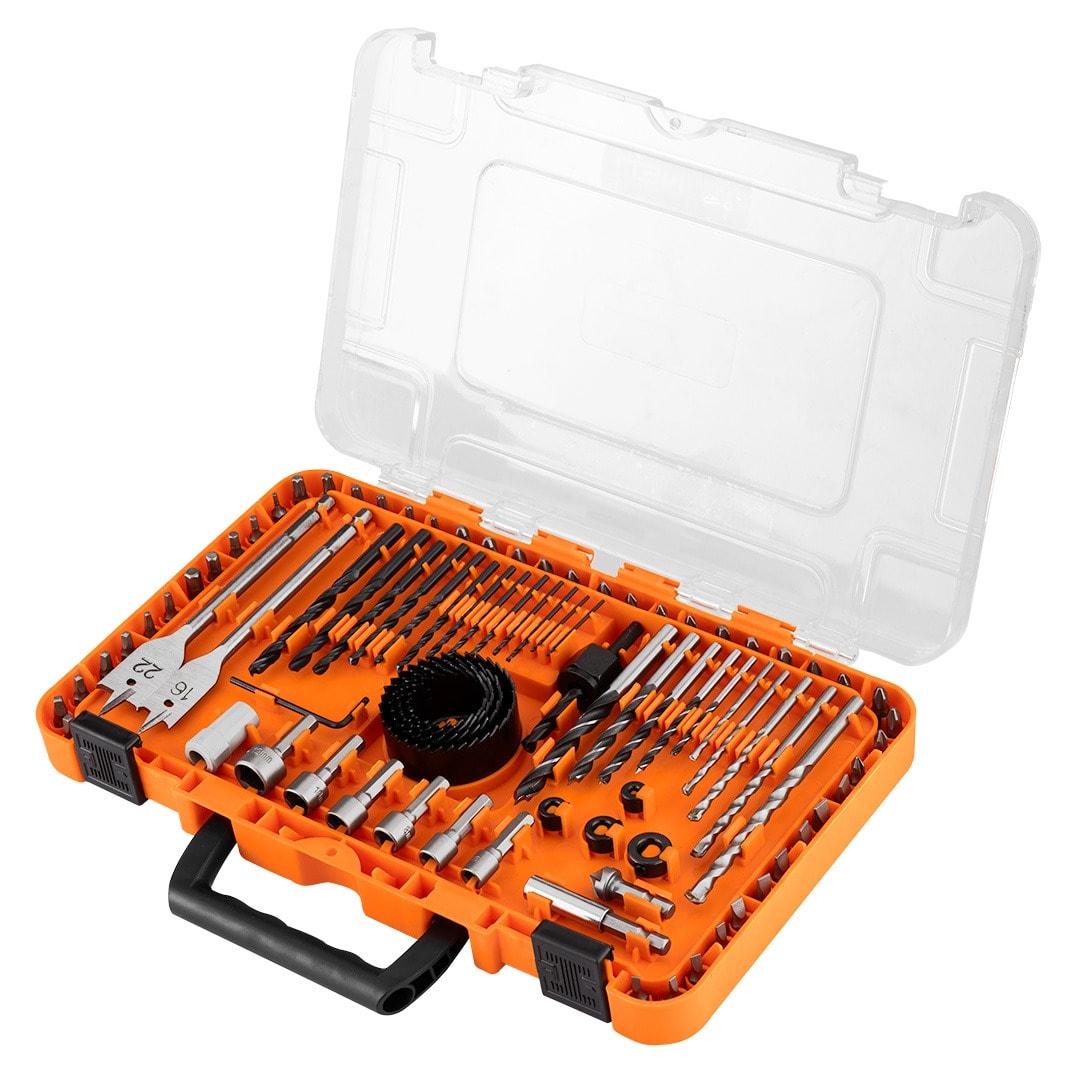 Drill and bit set with sockets - 90 pieces for every DIY enthusiast