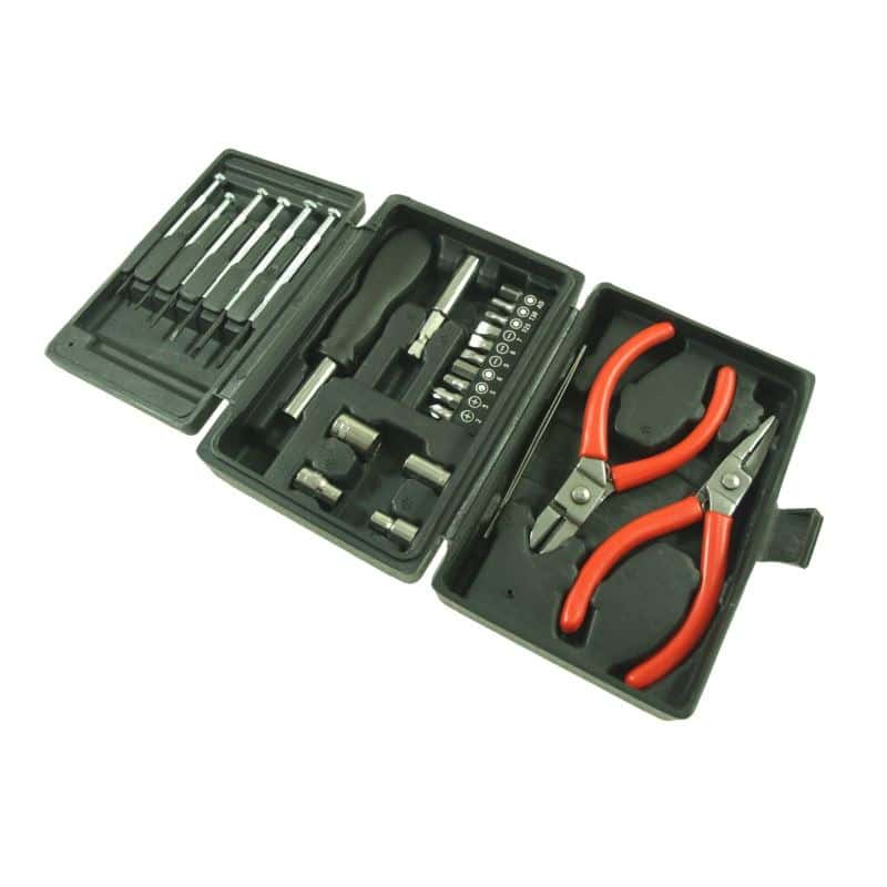 Tool set - screwdrivers, bits and pliers - 25 pieces for every handyman