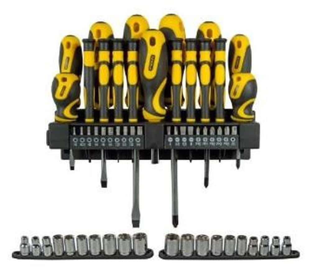 Stanley Screwdriver, Socket and Bit Set 57 pieces - A must-have for every DIY enthusiast
