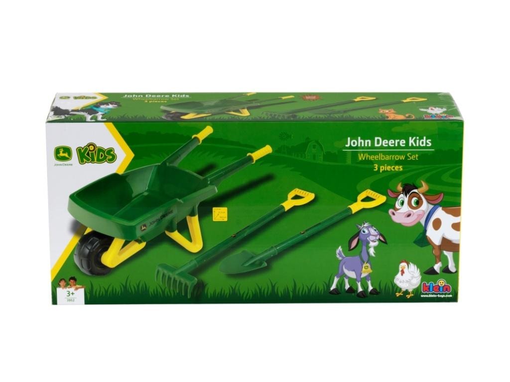 John Deere Garden set with wheelbarrow - ideal for little gardeners