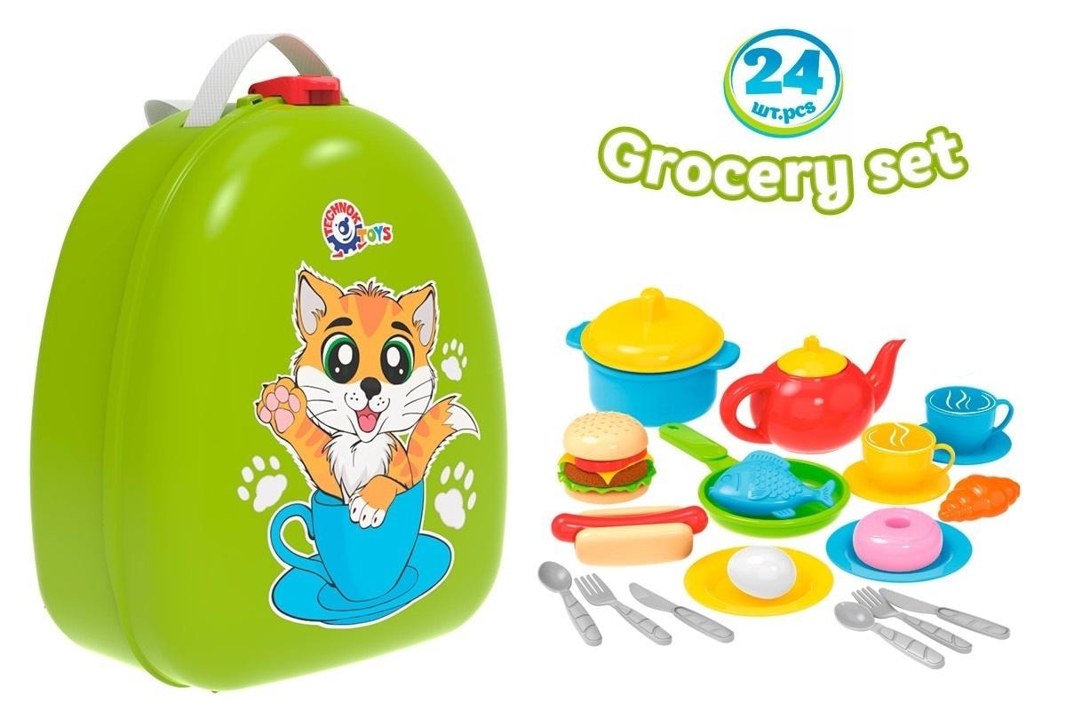 TechnoK Shopping set in a backpack - perfect gift for children