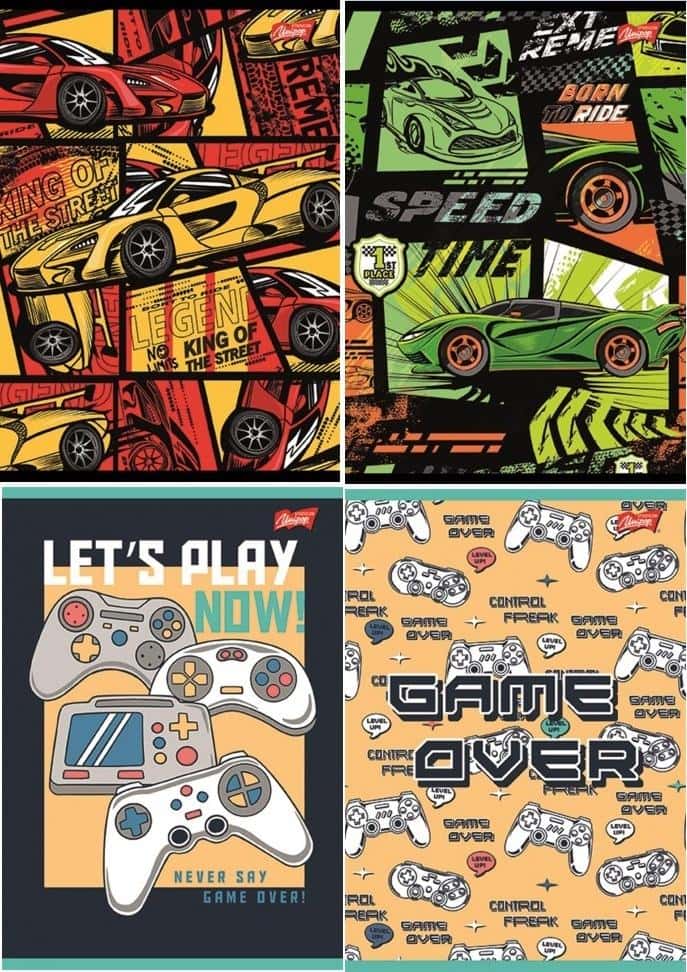 Ateneum A4 Notebook 32 sheets lined mix (15pcs) - ideal for school