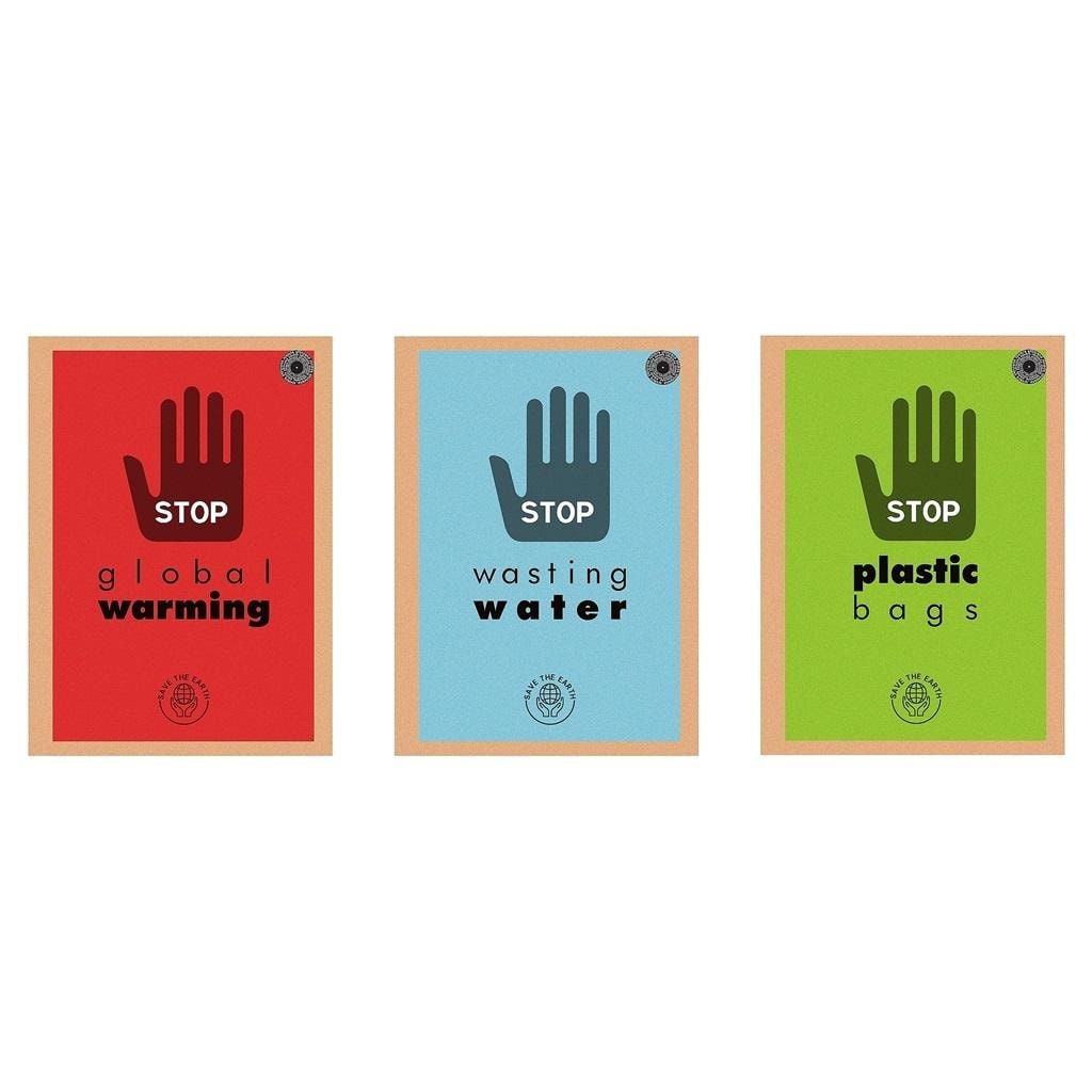 Zeszyt A4 80 kartek w kratkę Earth 5 sztuk