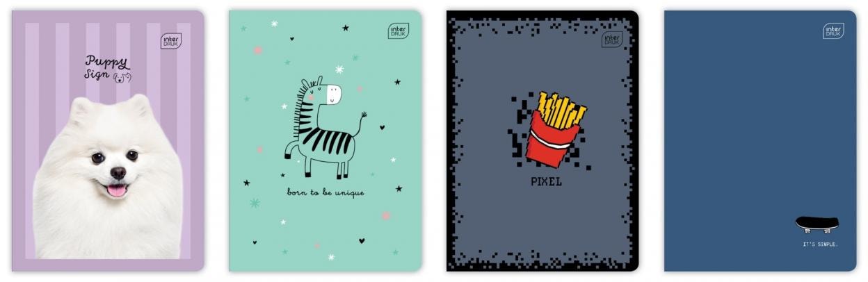 A5 Notebook 16 sheets squared colorful 70g UV mix (20pcs) - ideal for school