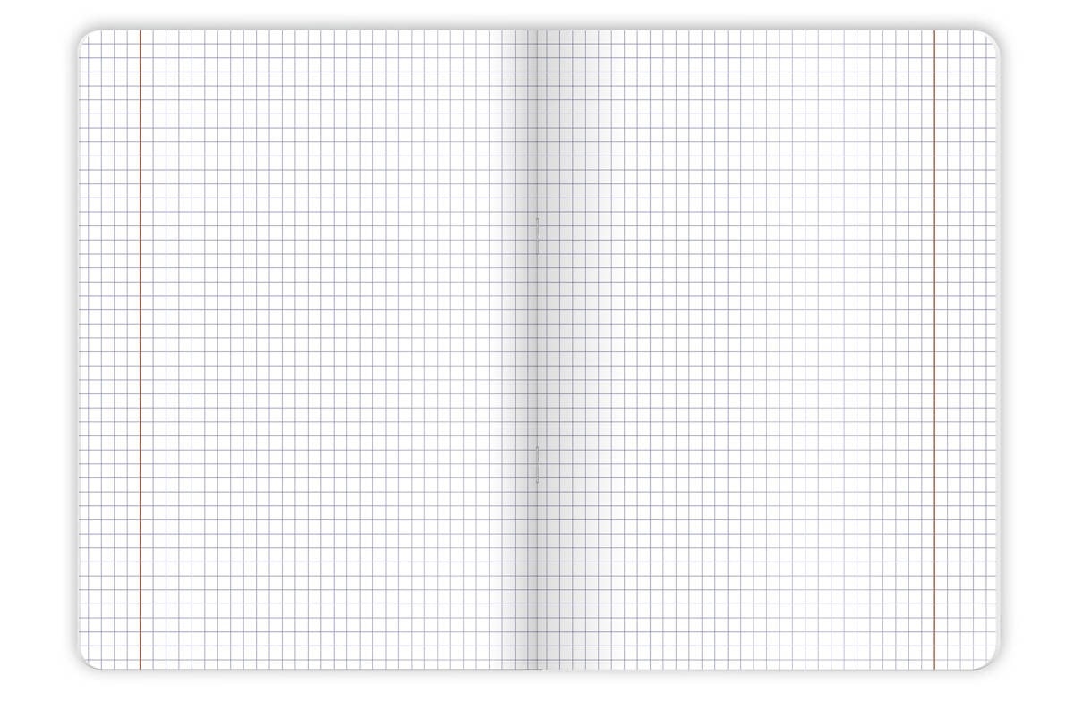 A5 Notebook 60 sheets squared Informat - ideal for school