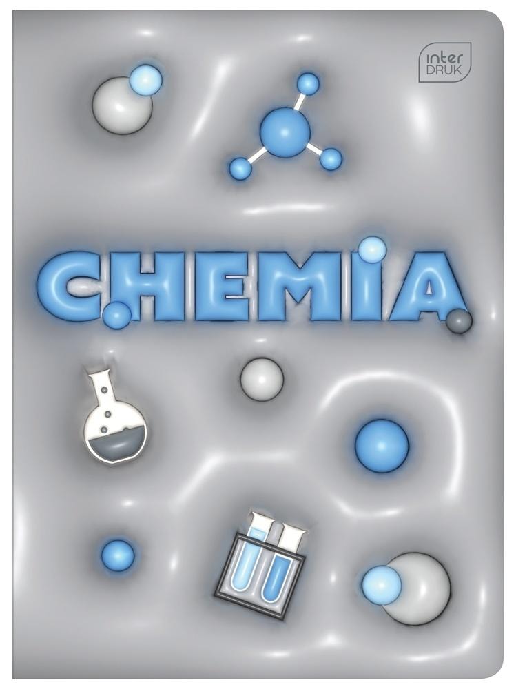 Interdruk A5 Notebook 60 sheets Chemistry - ideal for taking notes