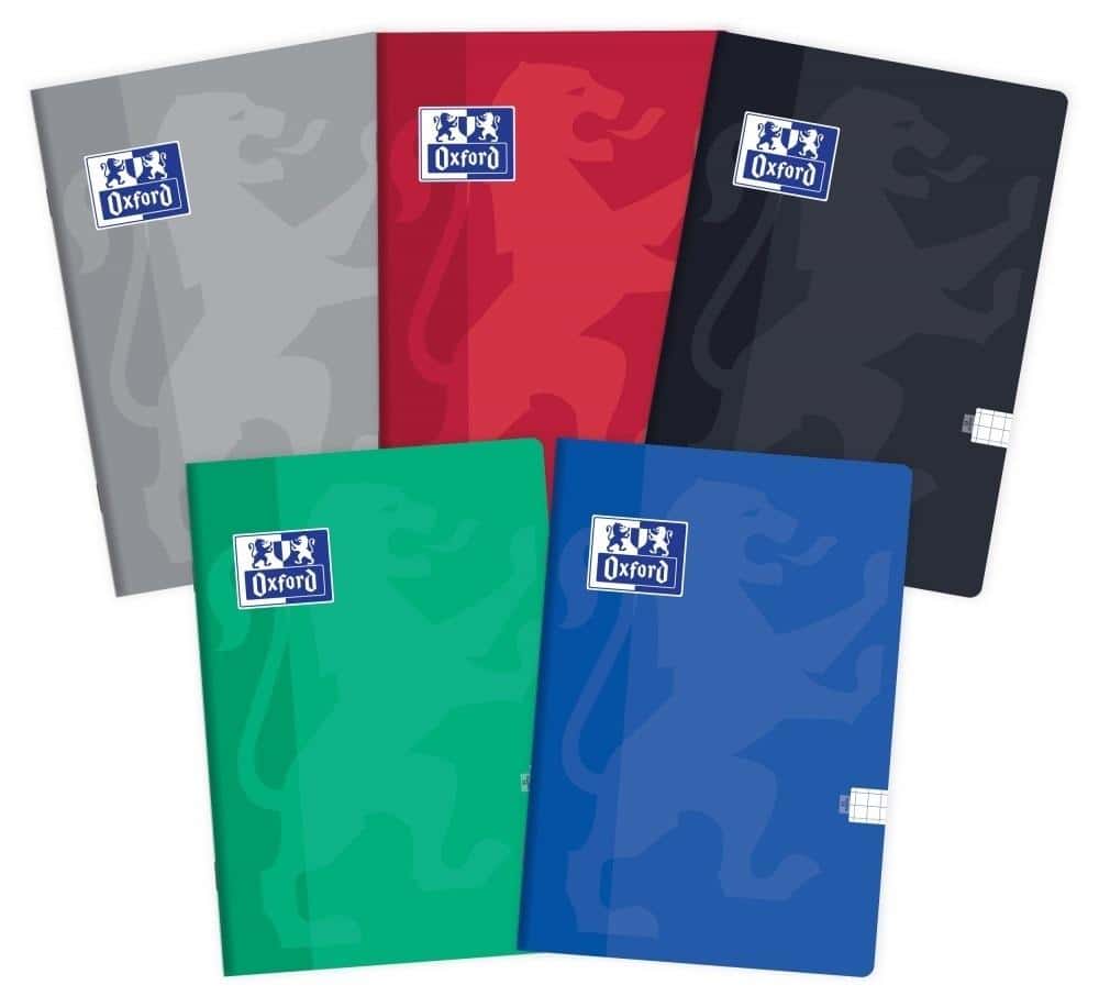 Oxford ESSE - A5 Notebook 60 sheets squared - 5 pack