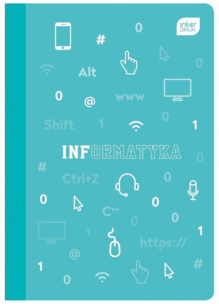 A5 Notebook Informatics - 60 sheets squared, ideal for school