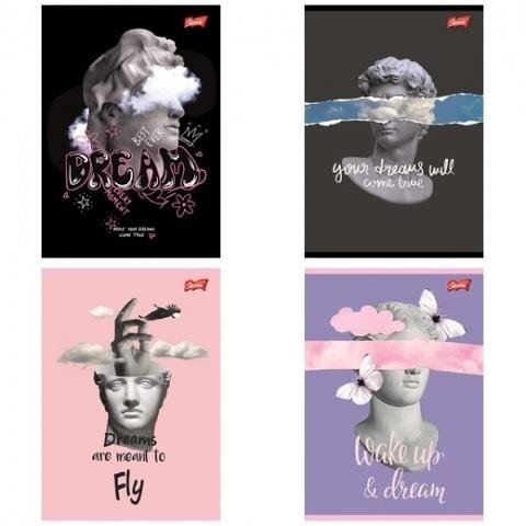 Dreams A5 Notebook 60 sheets lined (10 pieces) - ideal for school