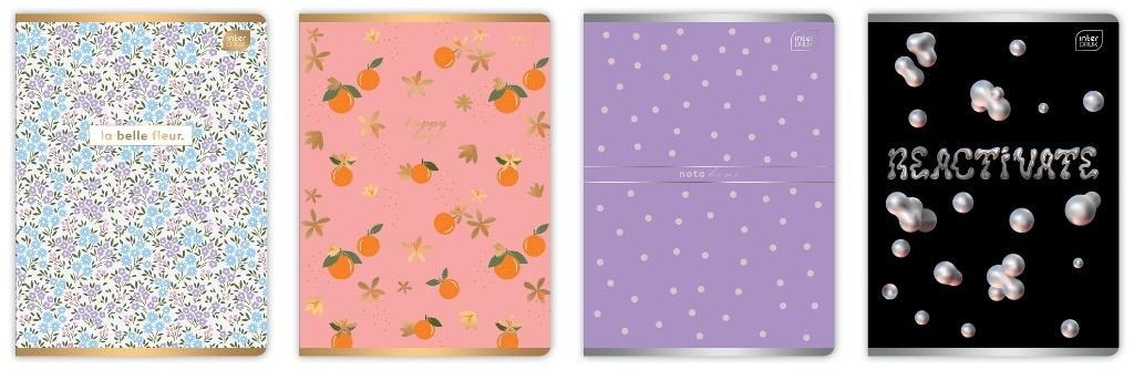 Ateneum A5 Notebook/60 Sheets Lined M 70g Metallic (10 Pcs)