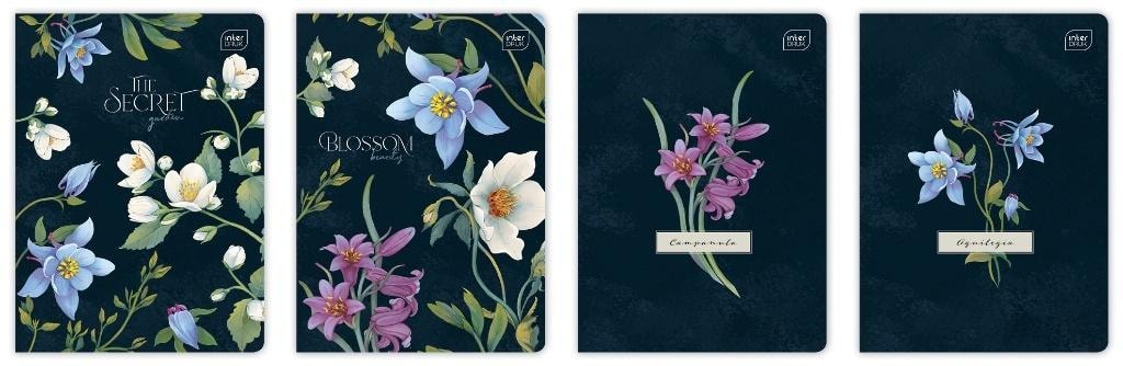 Hybrid Fiori A5 Notebook 80 sheets squared - ideal for school and office