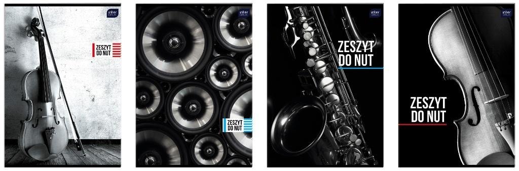 A4 Music Notebook 16K UV Pion - ideal for every musician