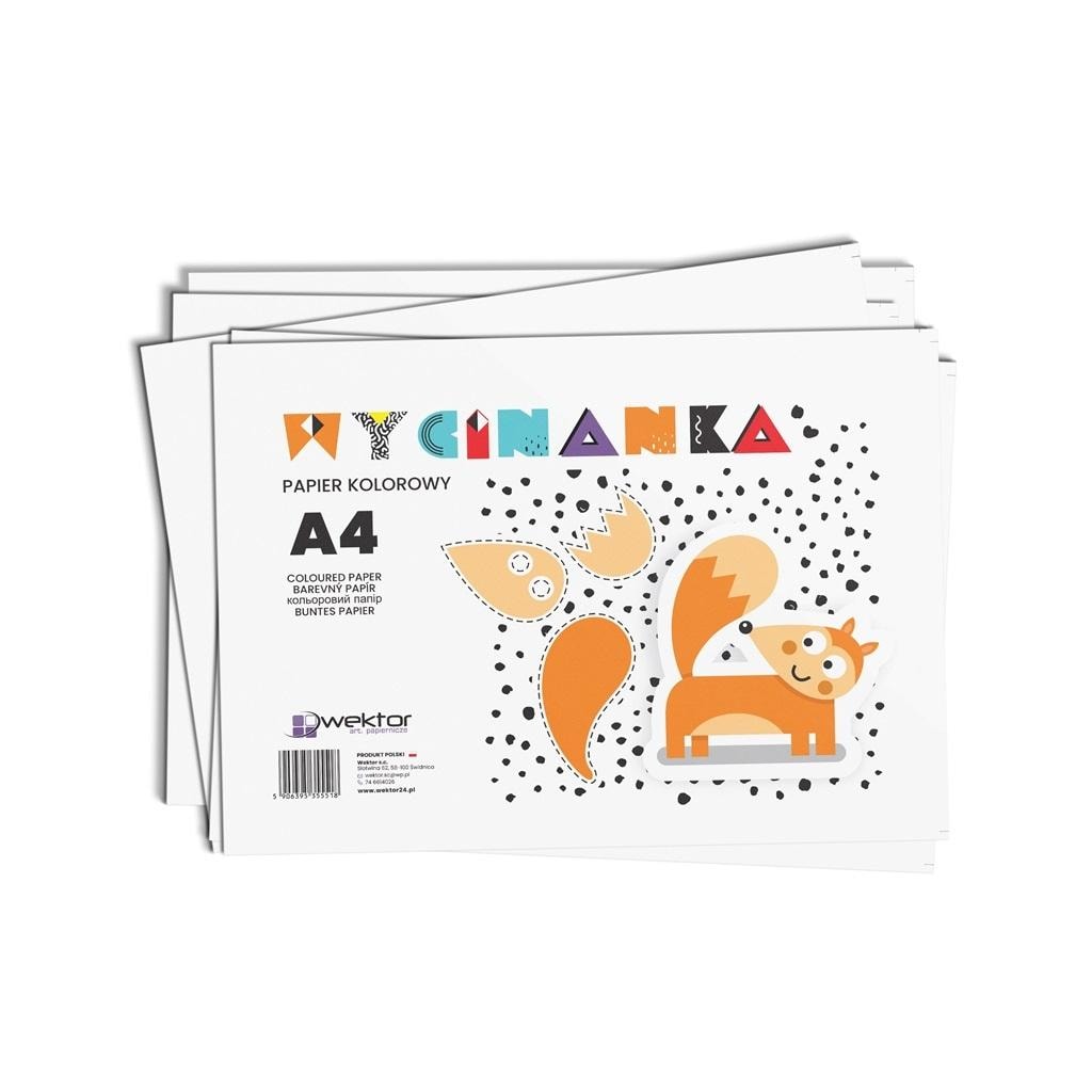 A4 Colour Paper Pad/8K - Cut-out pad for creative minds