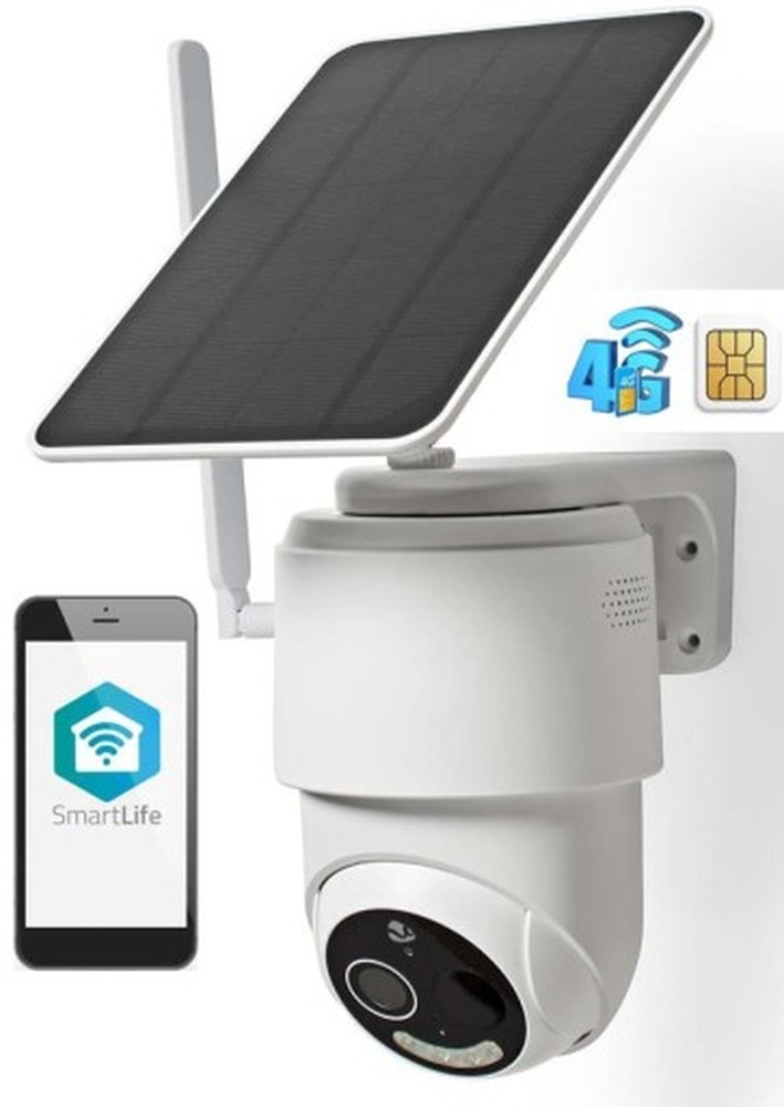 Nedis Smartlife 4G - Outdoor IP Camera with Motion Sensor and Night Vision