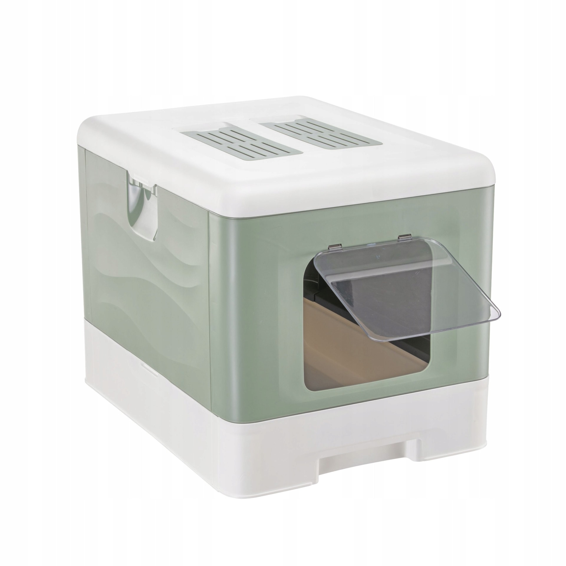 Ferplast Sahara - Green cat litter box
