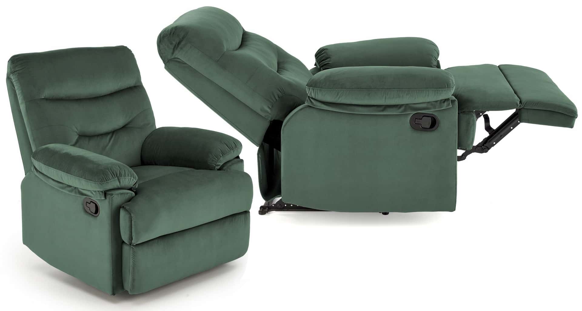 Green lounge chair - ideal for relaxing in the living room